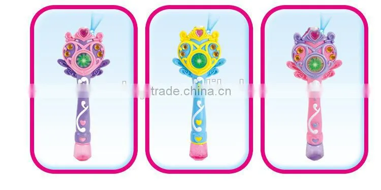 CB1802999 Kids Electrical Magic Bubble Wand Toy Music with Light 2 Bottles of Bubble Water