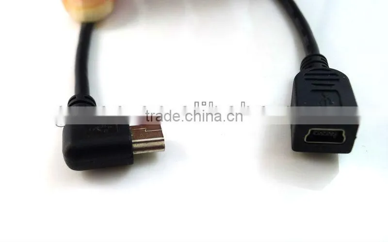 Mini USB B Male To Female Extension Cable