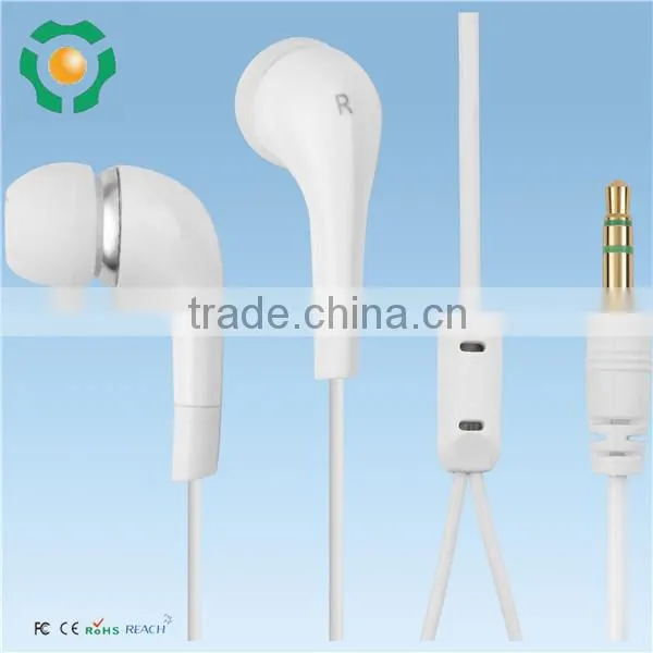 metal zipper earphone /new products/top selling products 2015