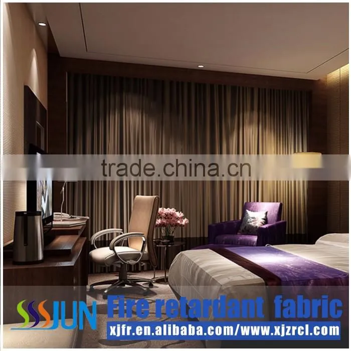 2015 Classic high quality curtain, blackout flame retardant curtain design for shower/hotel