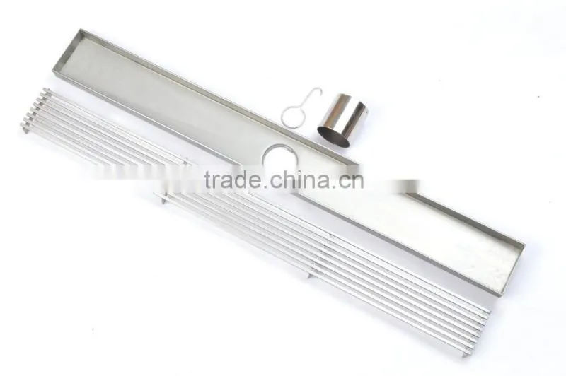 Stainless Steel Linear Shower Floor Drains Grates