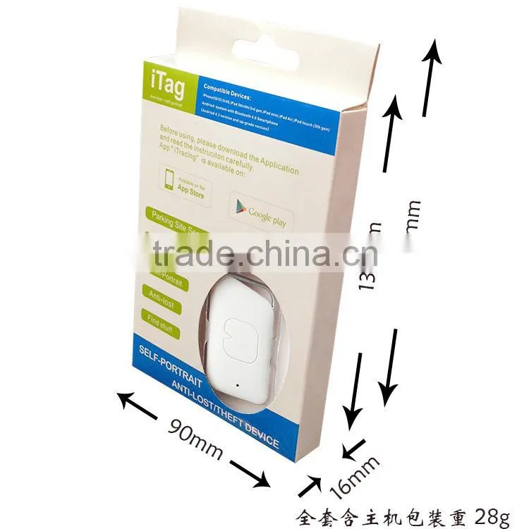 Wireless Anti lost alarm bluetooth 4.0 key finder for pets wallets kids gift with Bluetooth Remote control for iPhone Samsung