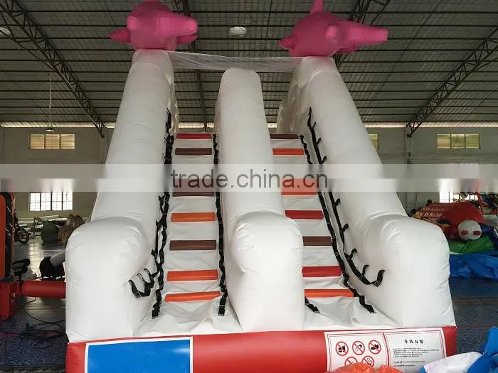 Amazing customized swimming pool water slide , portable kids water slide