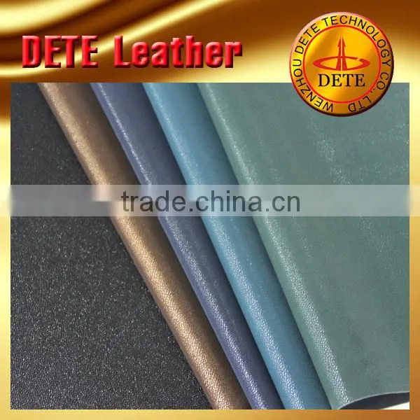Litchi grain pu synthetic leather/faux leather/WenZhou shoes leather
