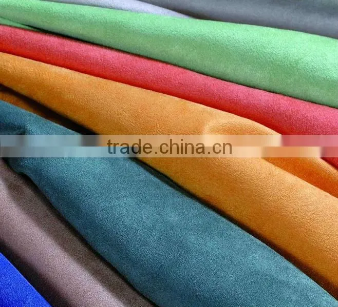 Polyester suede fabric for sofa/clothes/hometextile