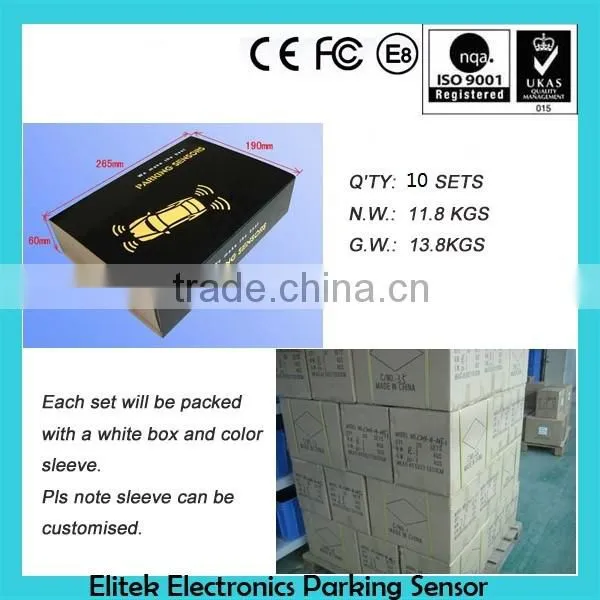 wireless slim sensor automatic parking system