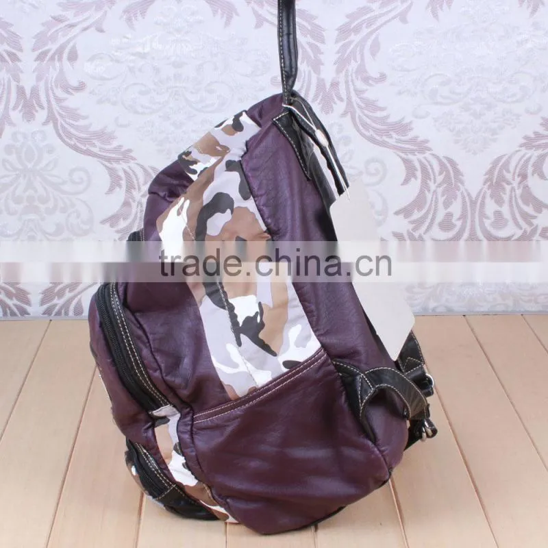 China factory supplier PU France fashion backpack