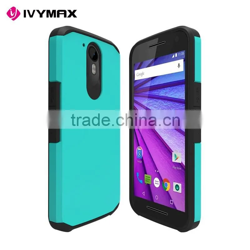 Top sale wholesale hybrid combo case for Motorola Moto G4 Plus