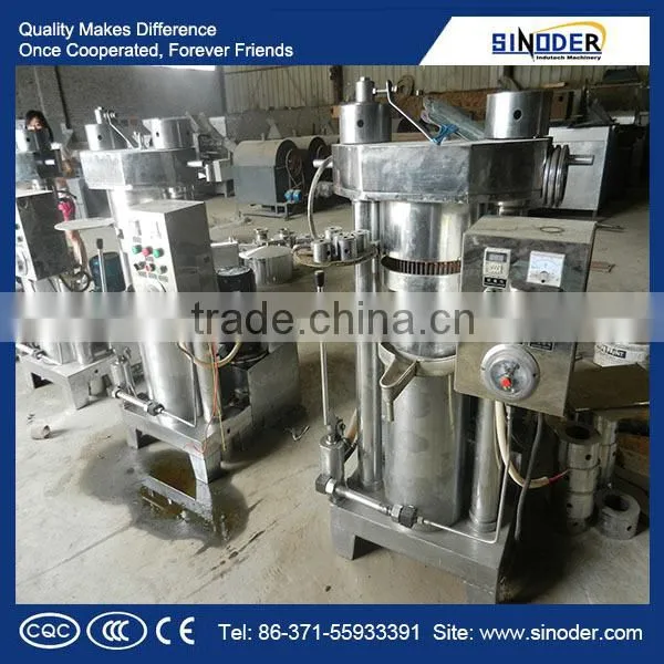 Stainless steel hydraulic sesame oil press machine/ oil expeller /hydraulic oil press with high effciency