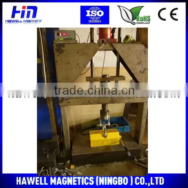 Permanent magnetic plate lifter, 1000KG magnetic lifter, magnetic hoisting chuck