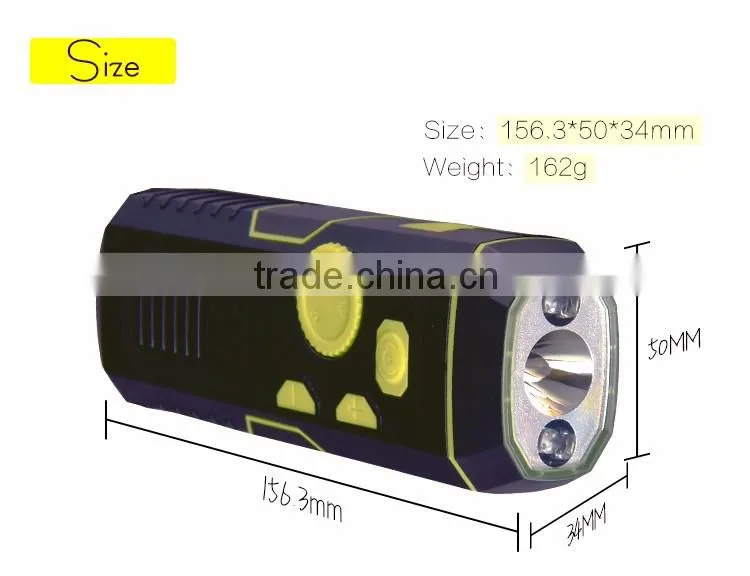 2016 New Arrival Easy operation Rechargeable Radio Hand Crank AM/FM Radio With Emergency LED Flashlight Torch for Outdoor