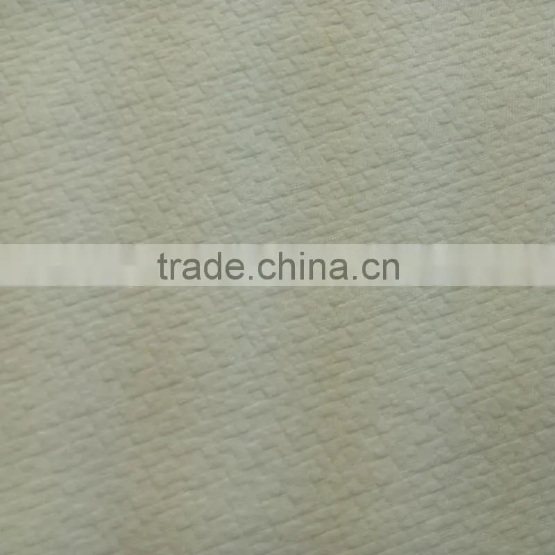 Polyester Plaid Elastic Weft Satin Weave Fabric For Garments