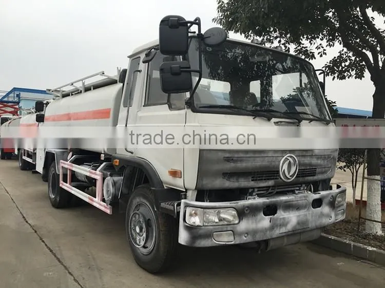 Hot export Dongfeng 15000liters oil tanker truck
