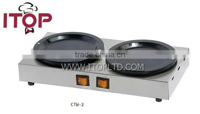 2-warmer stainless steel electric coffee maker