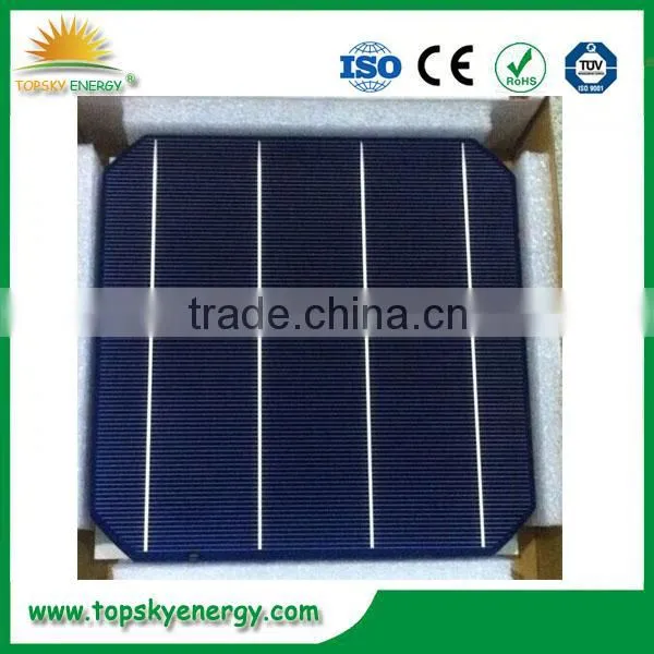 20% efficiency mono solar cell 4.77w cells solar 156x156