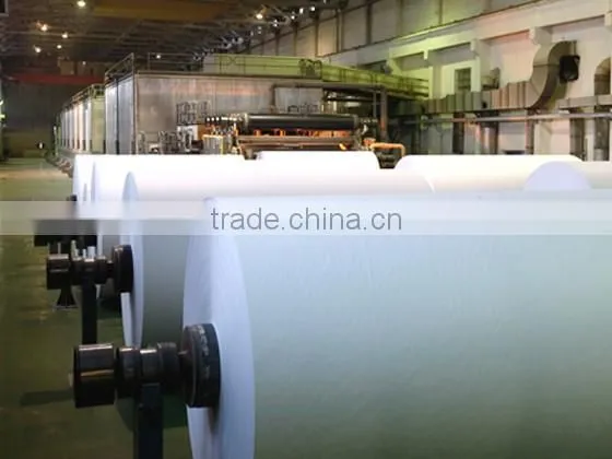 China Mills High Quality C2S Two Sides Coated Glossy Art Paper Roll