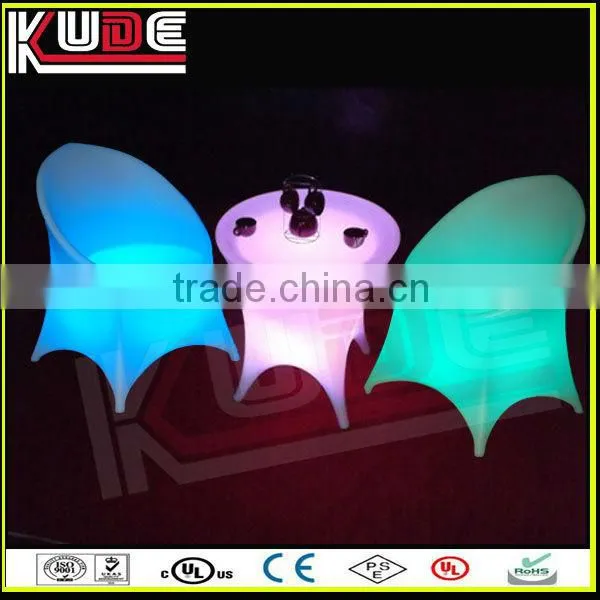 Rechargeable outdoor led furniture/outdoor table/led outdoor furniture