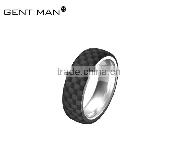 Mens Wedding Band New US Size Carbon Fiber 8mmTungsten carbide ring sample wedding ring designs