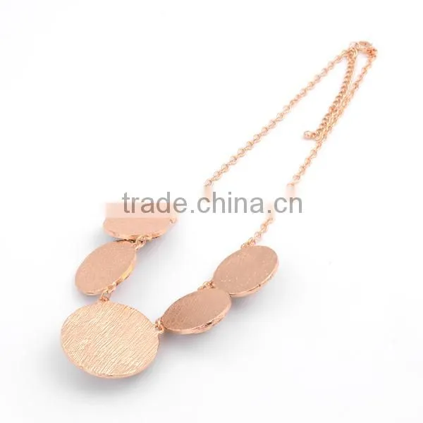 OEM/ODM Manufacture Fashion Beautiful Flower Pendant Chain Necklace 2016