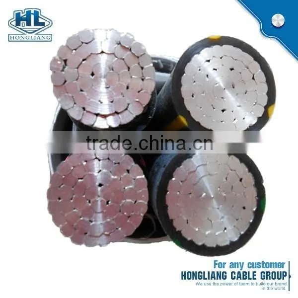 0.6/1KV pvc insulated LV Overhead cable ABC cable