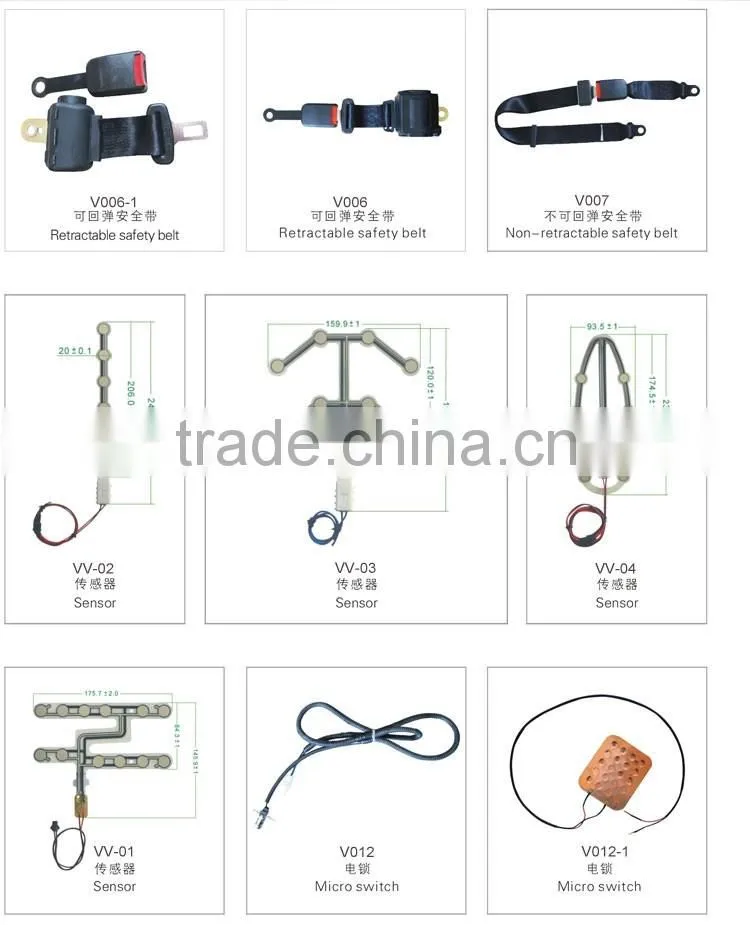 China Original TCM Forklift Seat HELI Forklift Seat