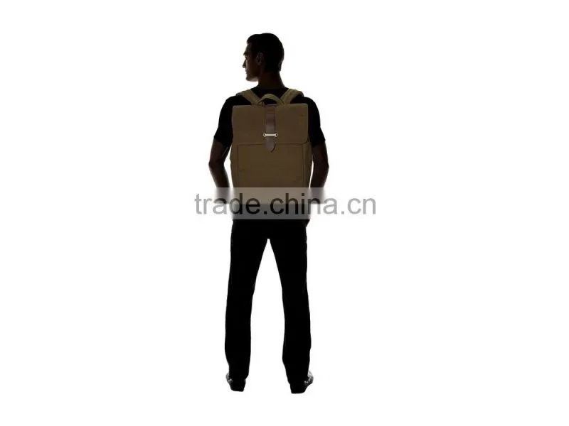 cotton canvas Laptop Backpack