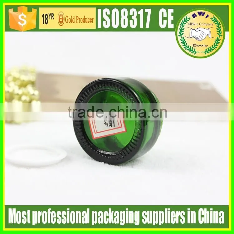 frosted 100ml glass empty cream jar frosetd matte cheap facial cream glass jars with aluminum cap