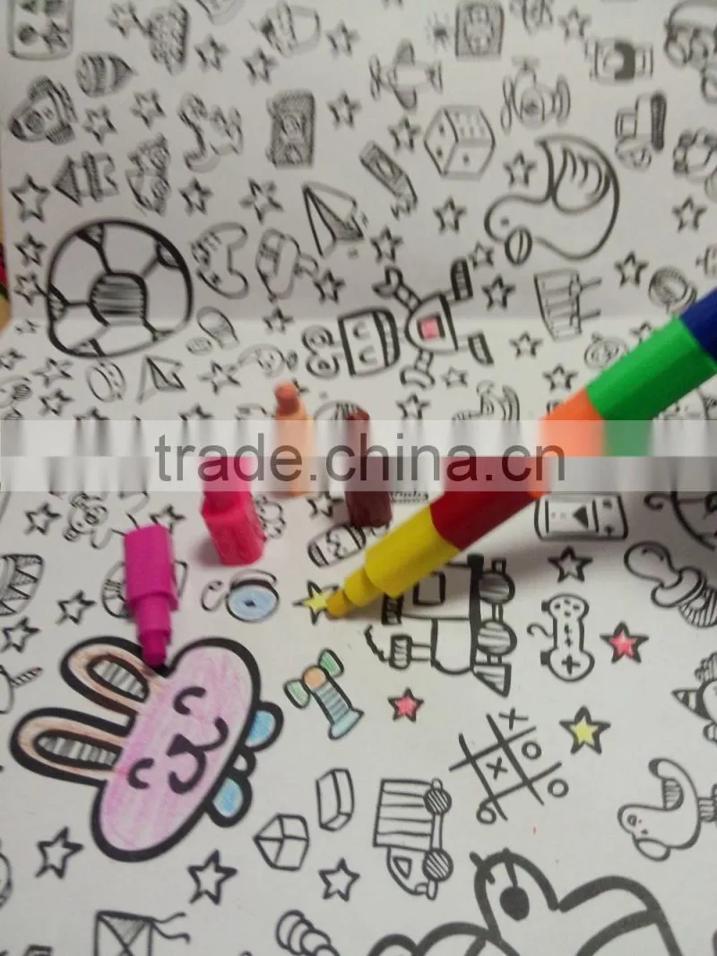 EX- Price high quality 10 colors bullets pencil crayon for kids