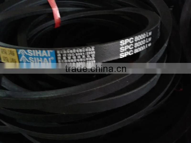 Wedge wrapped spc belt for transmission