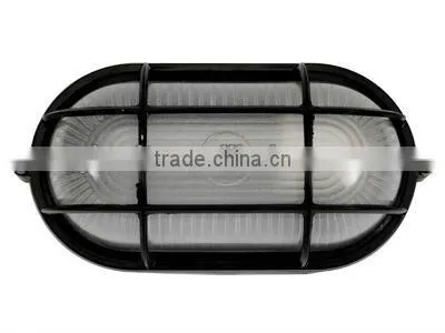 100W BLACK water proof indoor Bulkhead light fixture