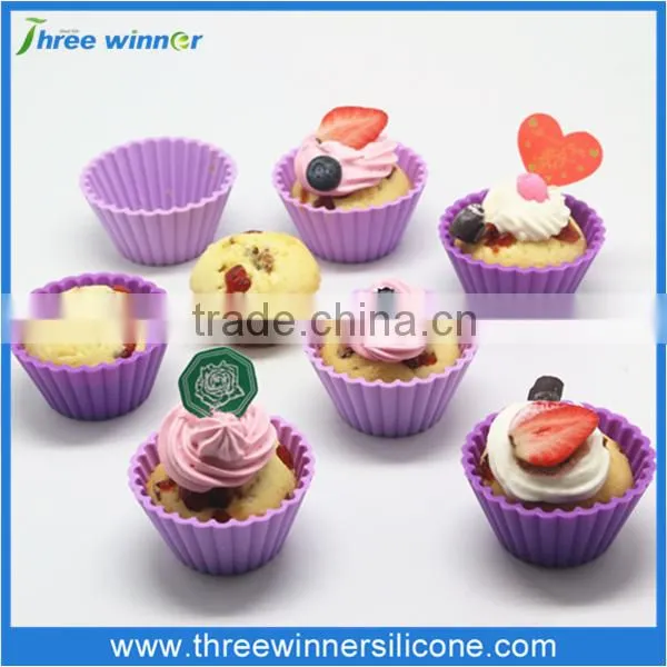 High quality custom kitchen accessories silicone cup cake molds