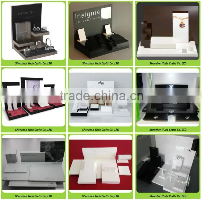 Manufacturing various of wooden watch holder, Yuda factory MDF watch display