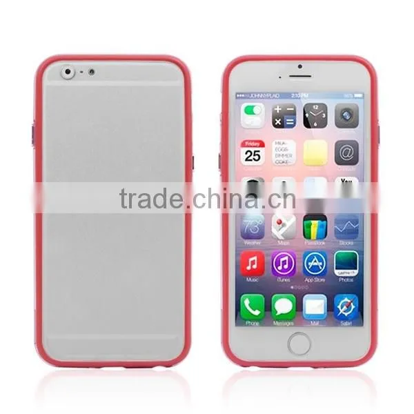 2015 Ultrathin TPU Case For iphone6,Hybrid Bumper Case For iPhone 6