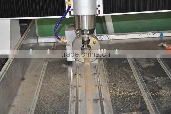 China supplier MITECH 4 axis rotary stone/marble/granite cnc milling machine