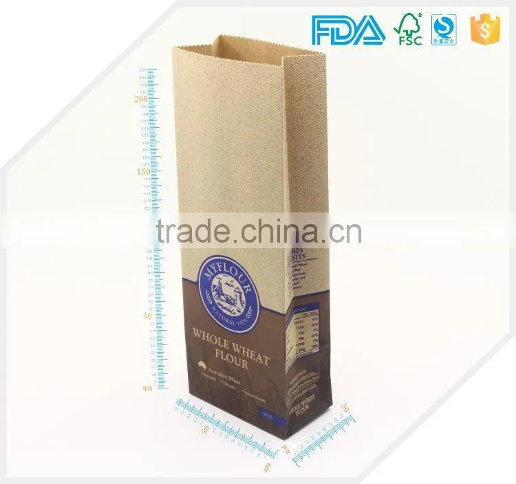Feature kraft paper bag thin paper bag brown kraft paper bag for bread