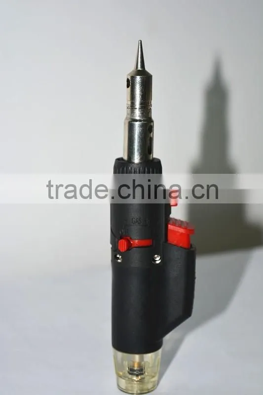 Auto ignition Gas Soldering Iron Welding gun TORCH Lighter tips Solder Stand EK-060