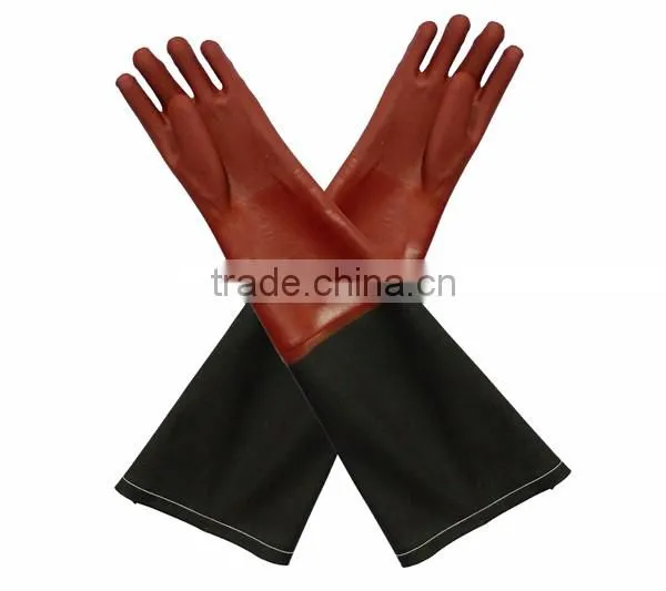 High Quality Reinforced Cuff PVC Glove