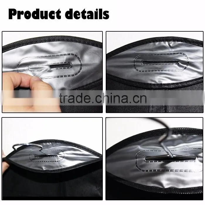 High Quality Fabric Zippered Garment Dress Shopping Storage Suit Bag