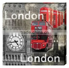 Blue beautiful car canvas painting services