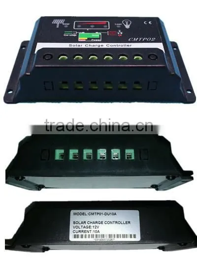 PWM DC12V/24V 10A Solar charge controller with USB port