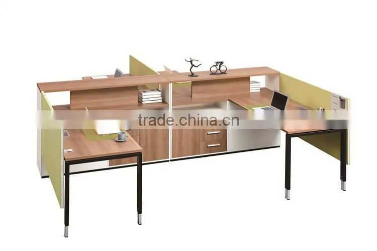 wooden office cubicle office partition table furniture