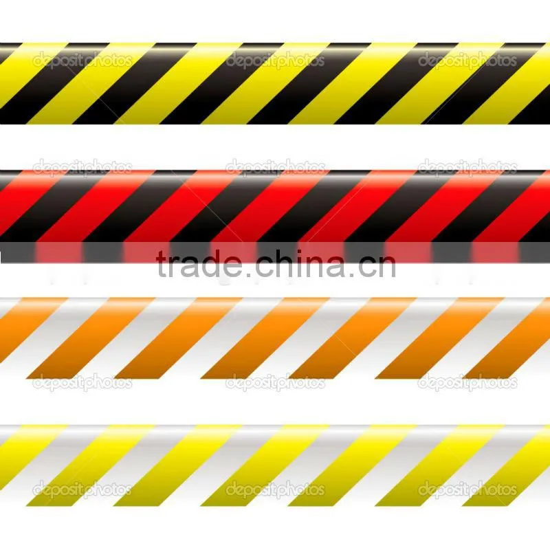 Popular! Safety warning red/white stripes tape