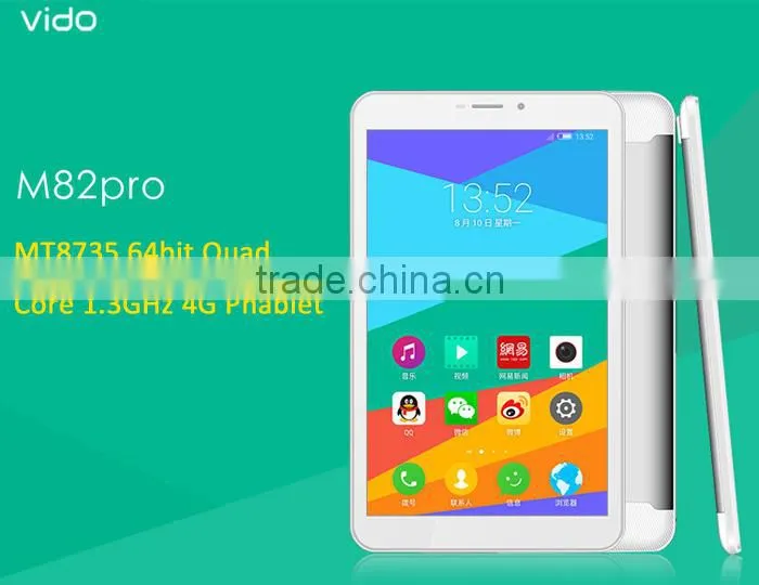 Vido M82 Pro 4G Phone Tablet PC 8 Inch 1GB 16GB MTK8735 Quad Core Android 5.1