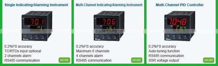 yudian rail din temperature meter signal isolator 4-20ma