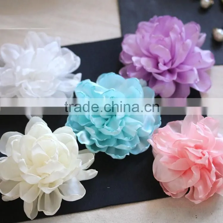 Handmade Fashion Fabric Flower Artificial Decorative Flowers