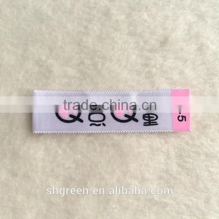 Top sewing printing label tags with full color