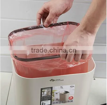 Professional manufacturer for plastic double lids trash can