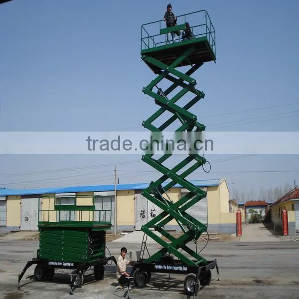 scissors lift table