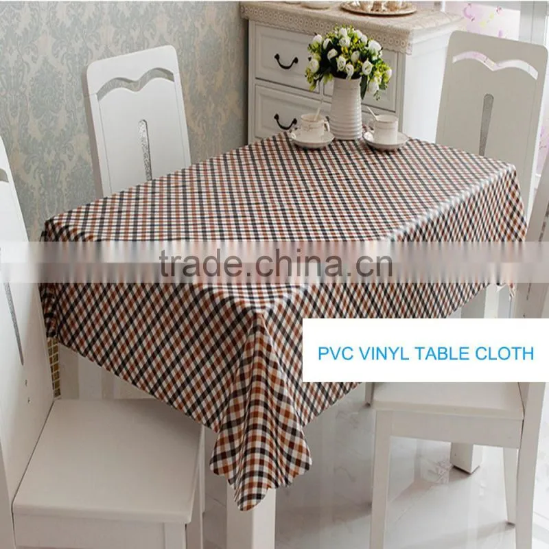 printed satin 100% Polyester table cloth fabric