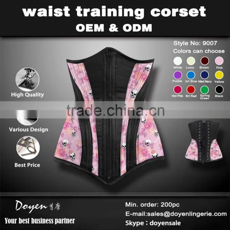 Fashion and popular hot sexy steampunk corset body shaper